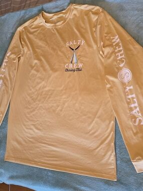 Salty Crew Chasing Tail Long Sleeve Shirt - Pale Yellow